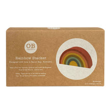 Load image into Gallery viewer, OB Designs Silicone Rainbow Stacker | Cherry