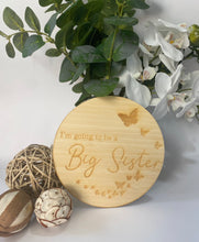 Load image into Gallery viewer, Single Announcement Disc - I&#39;m going to be a Big Sister (Butterflies)