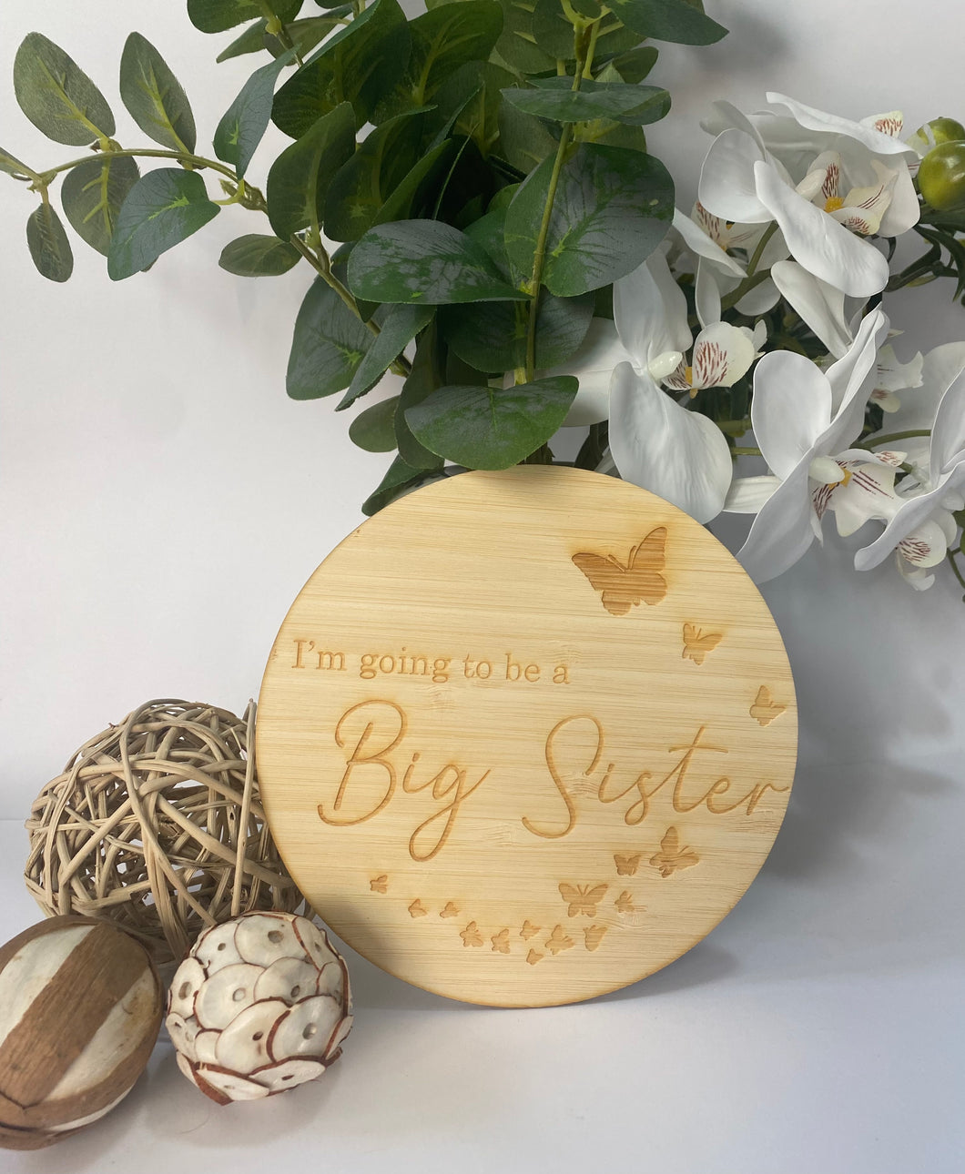 Single Announcement Disc - I'm going to be a Big Sister (Butterflies)