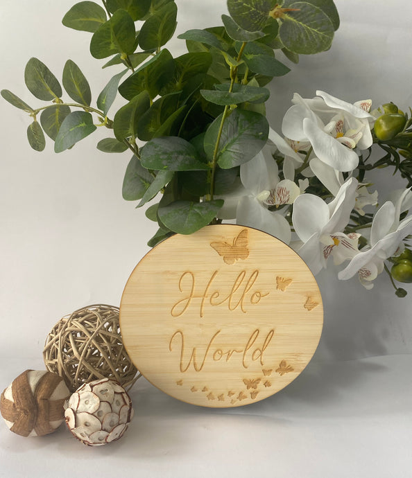 Single Announcement Disc - Hello World (Butterflies)