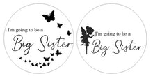 Load image into Gallery viewer, Single Announcement Disc - I&#39;m going to be a Big Sister (Butterflies)