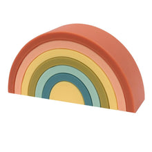 Load image into Gallery viewer, OB Designs Silicone Rainbow Stacker | Cherry