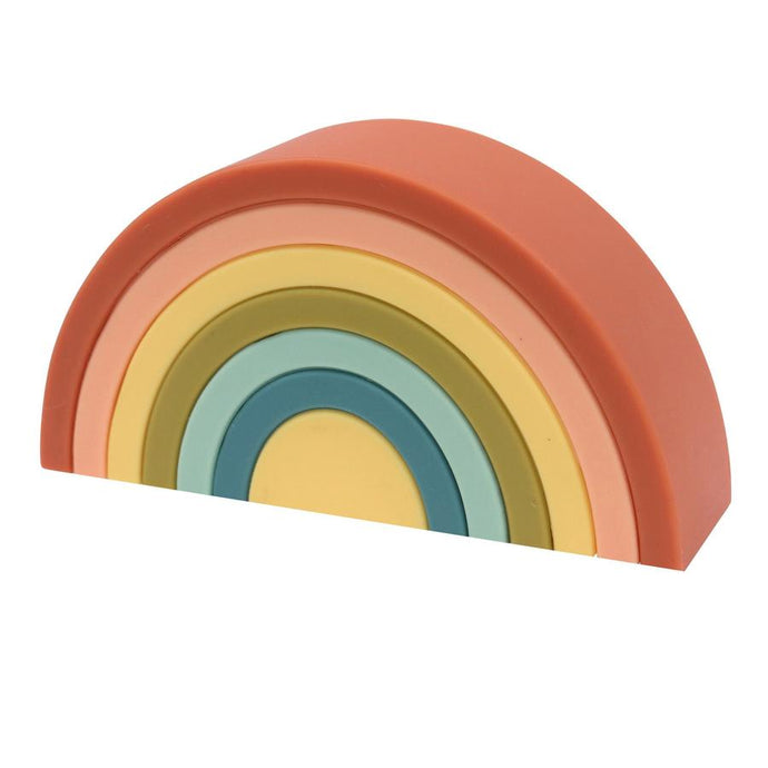 OB Designs Silicone Rainbow Stacker | Cherry