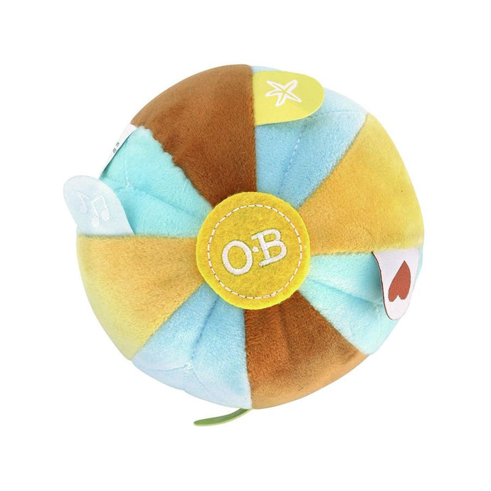 OB Designs Baby Sensory Ball Autumn Blue | Soft & Plush Toys Australia