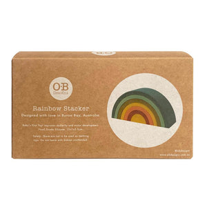 OB Designs Silicone Rainbow Stacker | Blueberry