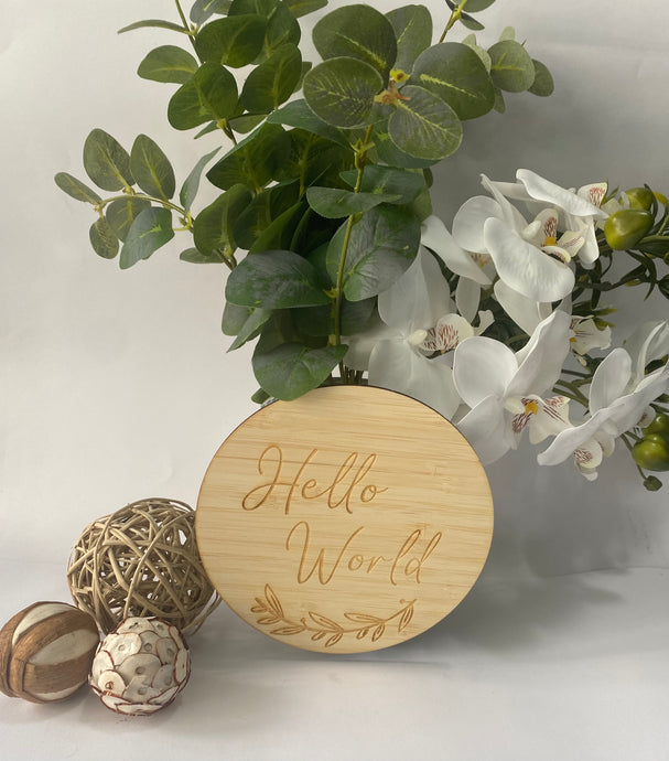 Single Announcement Disc - Hello World (Wreath)