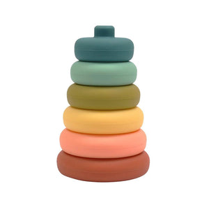 OB Designs Silicone Stacker Tower | Blueberry