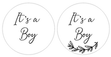 Load image into Gallery viewer, Single Announcement Disc - It&#39;s a Boy (Wreath)