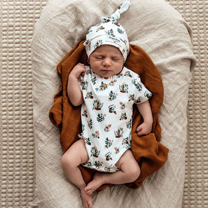 Arizona Short Sleeve Bodysuit- Organic Baby Clothing
