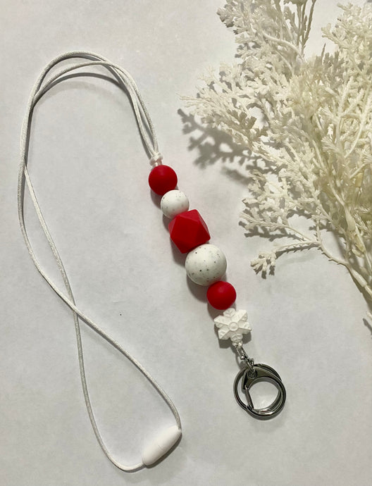 SLB'S Snow Flake Lanyard