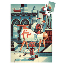 Load image into Gallery viewer, Djeco- Bob the Robot 36pc Silhouette Puzzle
