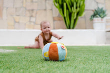 Load image into Gallery viewer, OB Designs Baby Sensory Ball Autumn Blue | Soft &amp; Plush Toys Australia