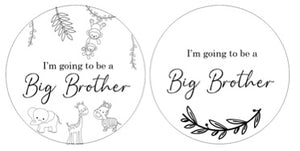 Single Announcement Disc - I'm going to be a Big Brother (Wreath)