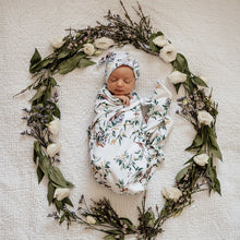 Load image into Gallery viewer, Eucalypt Jersey Wrap &amp; Beanie Set