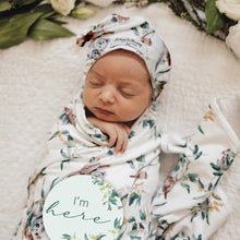 Load image into Gallery viewer, Eucalypt Jersey Wrap &amp; Beanie Set