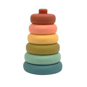 OB Designs Silicone Stacker Tower | Cherry