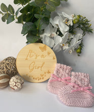 Load image into Gallery viewer, Single Announcement Disc - It&#39;s a Girl (Butterflies)
