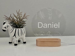 Night Lights (USB Operated) - Round Personalised