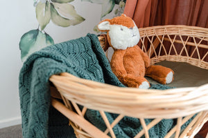 OB Designs- Stuffed Animals | Soft Plush Toys Australia | Autumn Leaf Fox - Frankie Fox Huggie