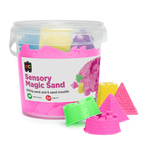 Educational Colours- Sensory Magic Sand & Moulds 600g- Pink