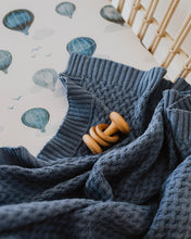 Load image into Gallery viewer, River Diamond Knit Baby Blanket
