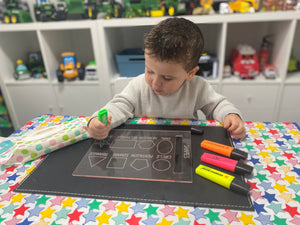 Personalised Trace & Erase Educational Boards- Shapes