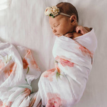 Load image into Gallery viewer, Sorbet Bloom Organic Muslin Wrap