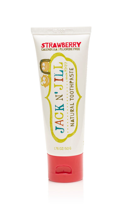 Strawberry Jack N Jill Natural Organic Toothpaste 50g