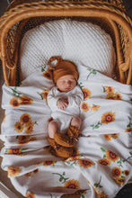 Load image into Gallery viewer, Sunflower Organic Muslin Wrap