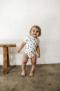 Arizona Short Sleeve Bodysuit- Organic Baby Clothing