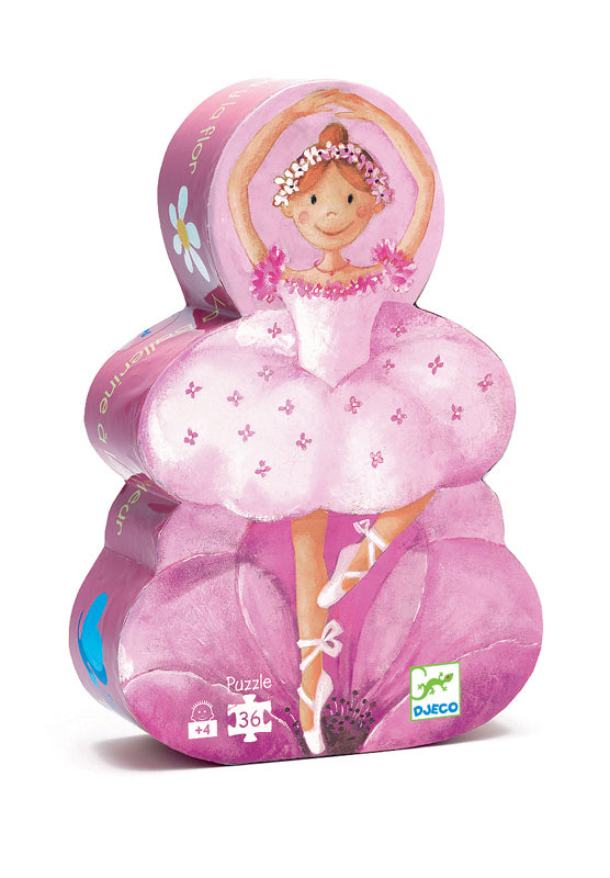 Djeco- Ballerina 36pc Silhouette Puzzle