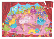 Load image into Gallery viewer, Djeco- Ballerina 36pc Silhouette Puzzle