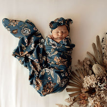 Load image into Gallery viewer, Belle Jersey Wrap &amp; Topknot Set