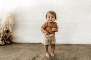 Pebble Shorts- Organic Baby Clothing
