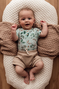 Daintree Short Sleeve Bodysuit- Organic Baby Clothing