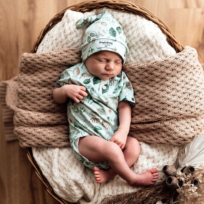 Daintree Short Sleeve Bodysuit- Organic Baby Clothing