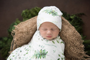 Enchanted Jersey Wrap & Beanie Set