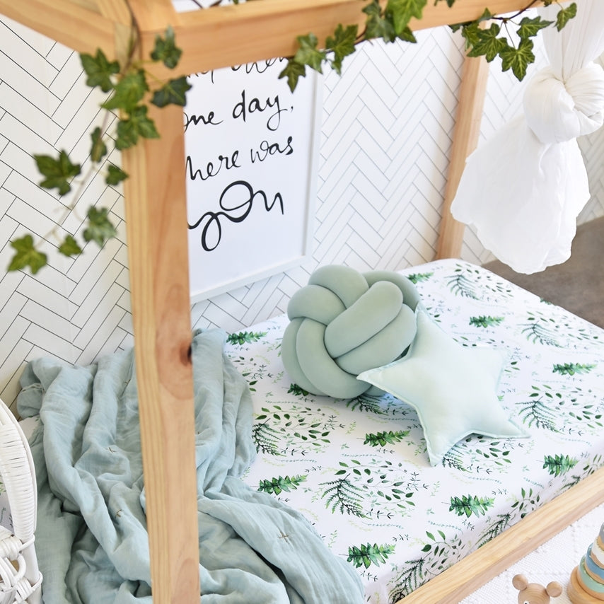 Enchanted- Fitted Cot Sheet