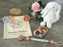 Load image into Gallery viewer, SLB HEXA Beech Wood Rattle Teether