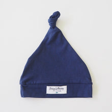 Load image into Gallery viewer, Navy Knotted Beanie