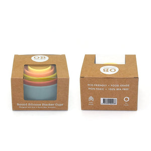 OB Designs Round Silicone Stacker Cups