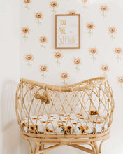Load image into Gallery viewer, Sunflower- Fitted Bassinet Sheet/ Change Pad Cover