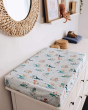 Load image into Gallery viewer, Whale- Fitted Bassinet Sheet/ Change Pad Cover